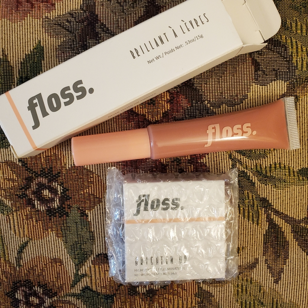 Floss. Lip gloss - LAX & Highlighter in Sunlit